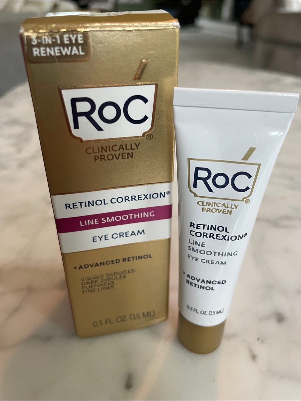 Roc Retinol Correxion Line Smoothing Eye Cream - 0.5 fl oz